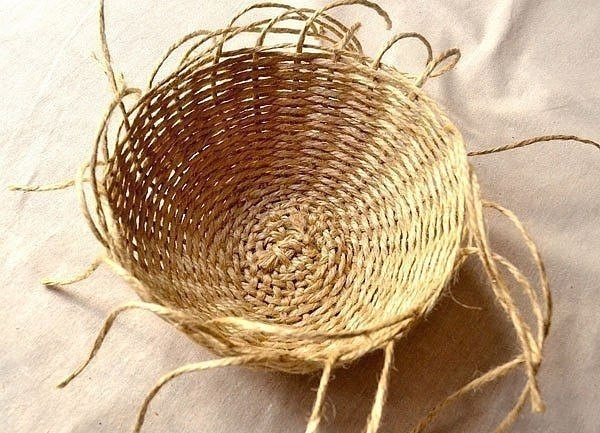 Плетем корзинку. Мастер-класс