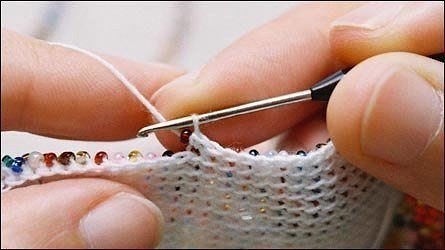Вязание с бисером для начинающих