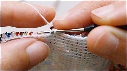 Вязание с бисером для начинающих