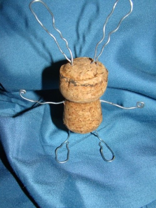 Котик и зайчик в интересной технике