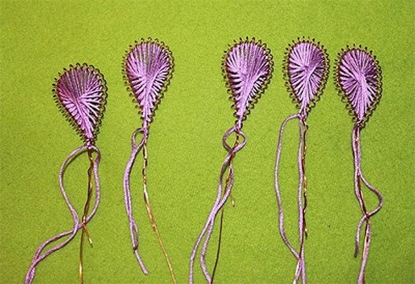 Красивые поделки из ниток и проволоки