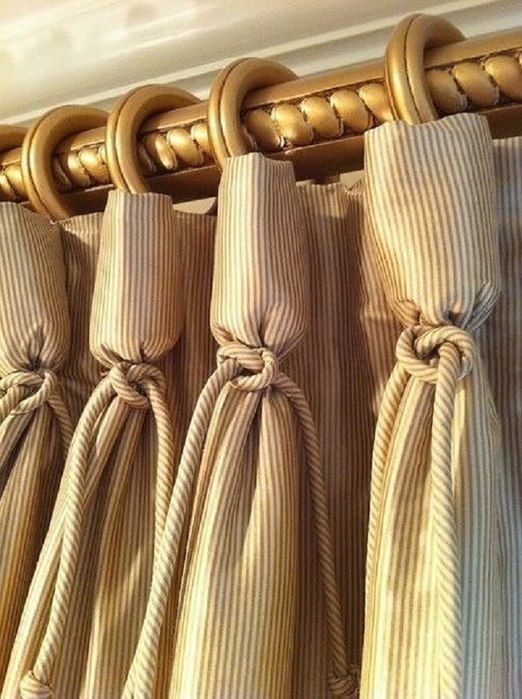 Способы красиво развесить шторы