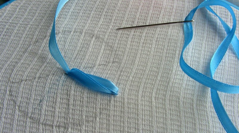 Вышивка атласными лентами