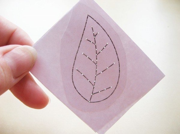 Игольное кружево. Скелетированные листья