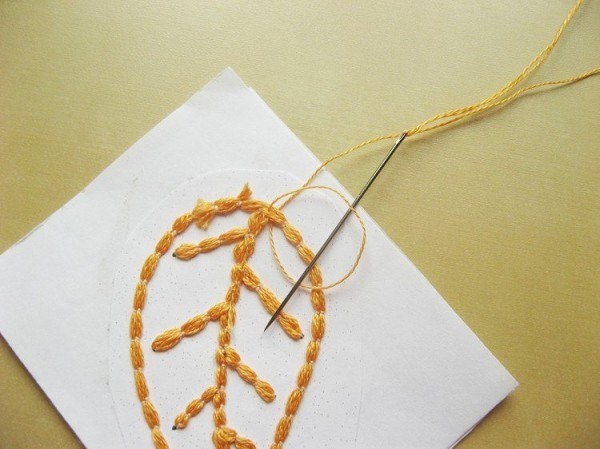 Игольное кружево. Скелетированные листья