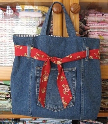 Переделки из джинсовых кармашков