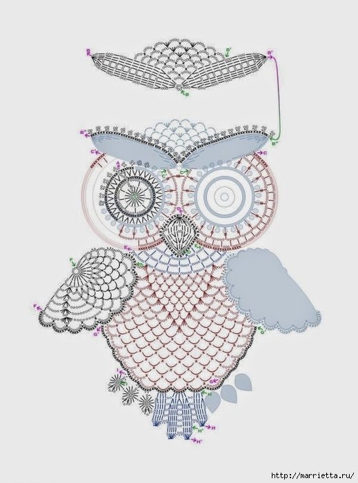 Совы разные и красивые - вышивка и шитье, идеи