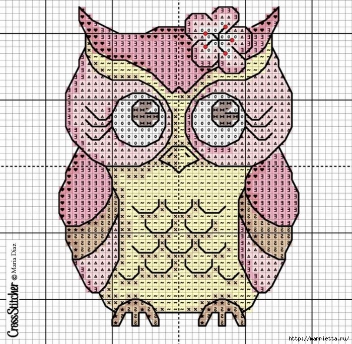 Совы разные и красивые - вышивка и шитье, идеи