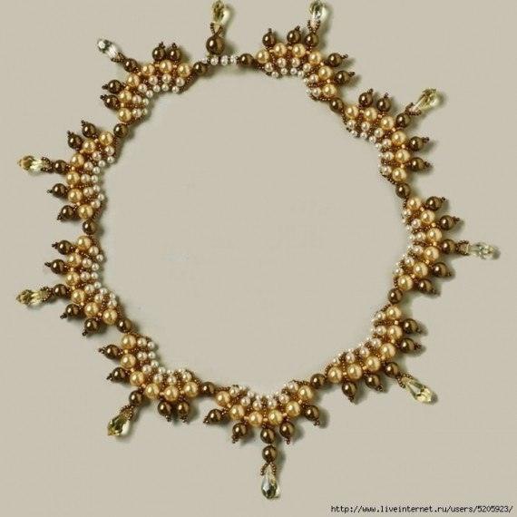 Схемы украшений из бисера