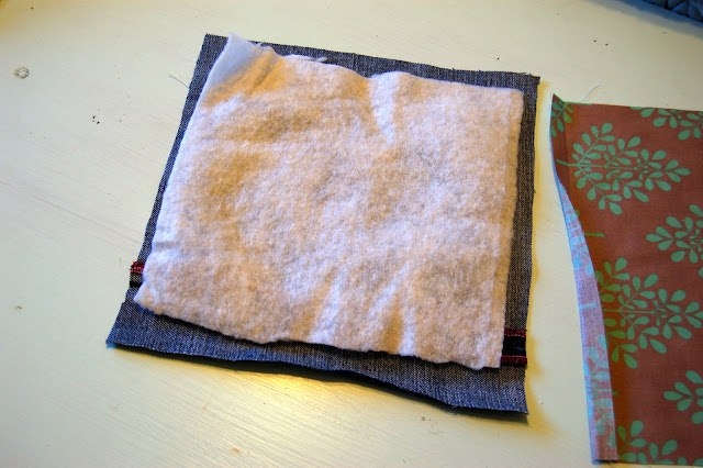 Джинсово-лоскутное одеяло для пикника