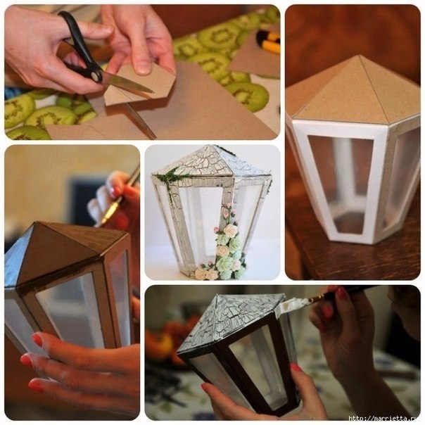 Мастерим фонарик из картона