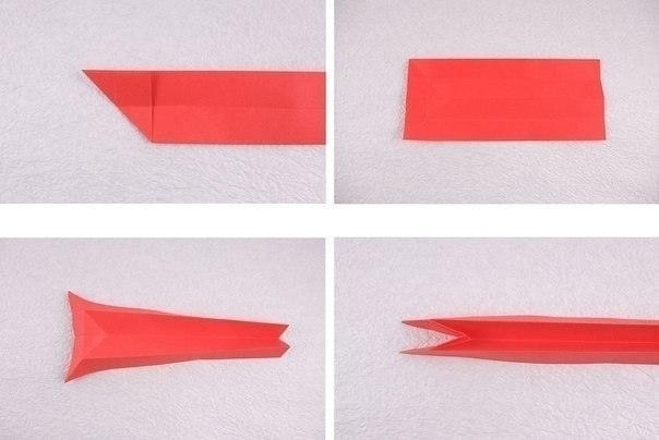 Кошечка в технике оригами