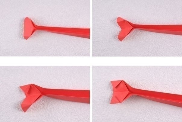 Кошечка в технике оригами