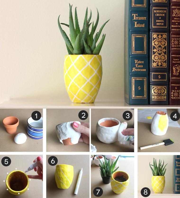 Идеи, чтобы преобразить цветочный горшок