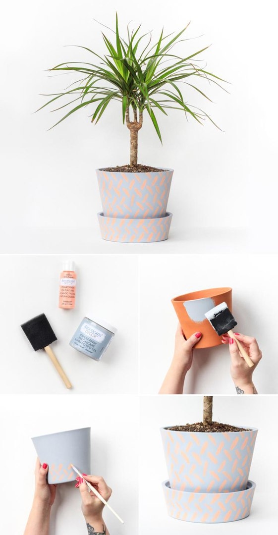 Идеи, чтобы преобразить цветочный горшок