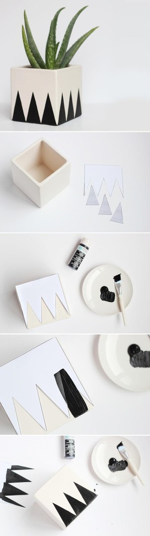 Идеи, чтобы преобразить цветочный горшок