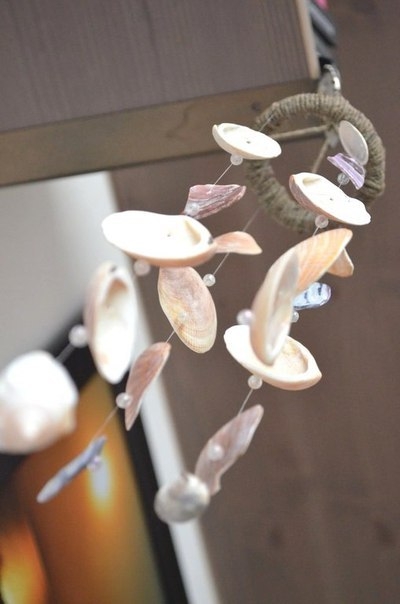 Музыка ветра из ракушек, привезенных с моря