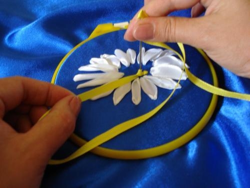 Ромашка лентами. Мк