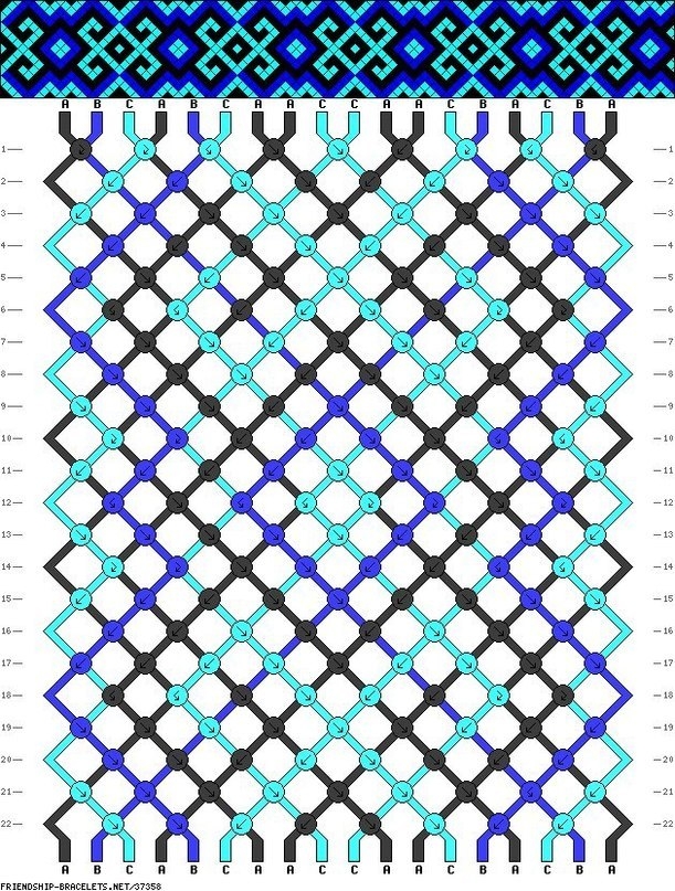 Браслеты дружбы. Схемы.