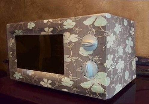 Декор бытовой техники самоклеющейся пленкой