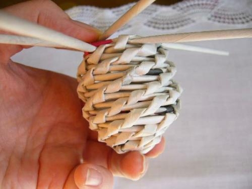 Пасхальное яйцо из газет