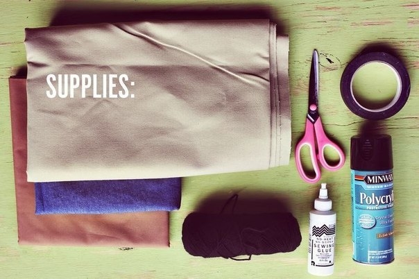 Коврик из ненужной одежды или ткани