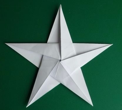 Звезда оригами