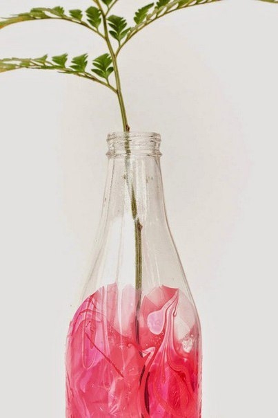 Ваза из бутылки своими руками