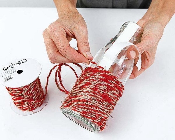 Идея вазы из бутылки