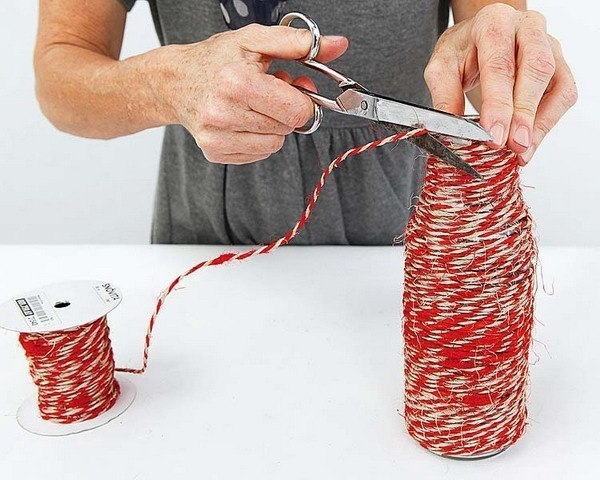 Идея вазы из бутылки