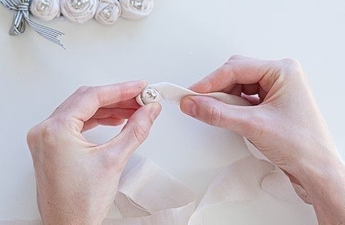 Ожерелье из ткани