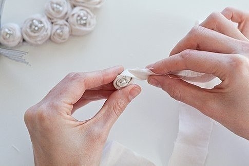 Ожерелье из ткани