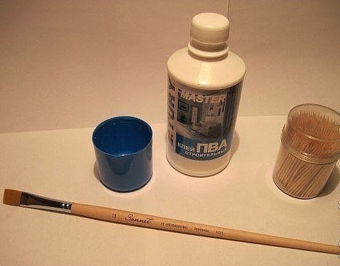 Ваза из зубочисток