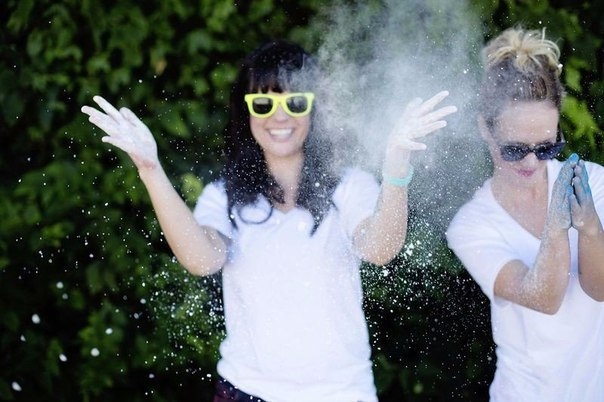 Цветной порошок для фото сессий