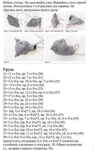 Вязаные котики. Описание.