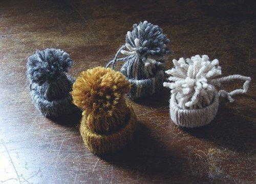 Славные мини шапочки . Мастер-класс