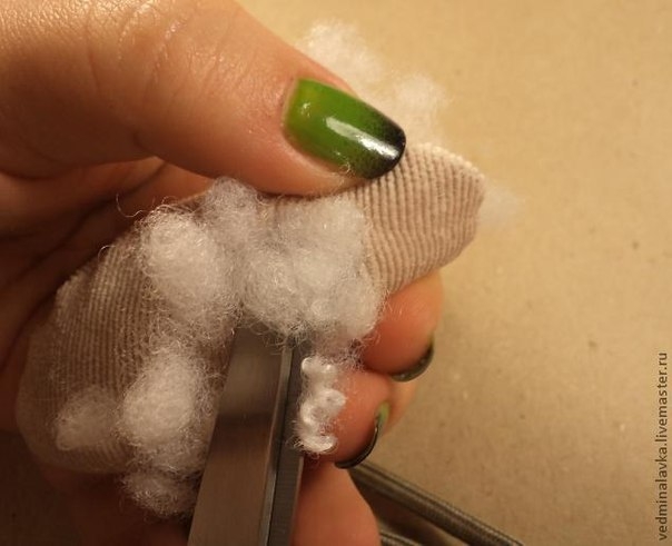 Текстильная брошь - мотылек