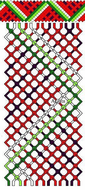 Арбузный браслетик