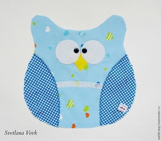 Шьем совушку из хлопка