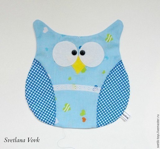 Шьем совушку из хлопка