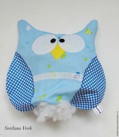 Шьем совушку из хлопка