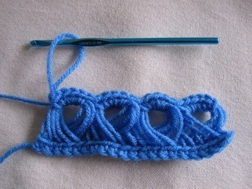 Вяжем шарф (перуанское вязание)