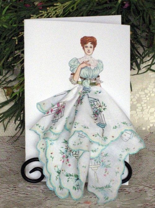 Открыточки с платочками.