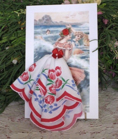 Открыточки с платочками.