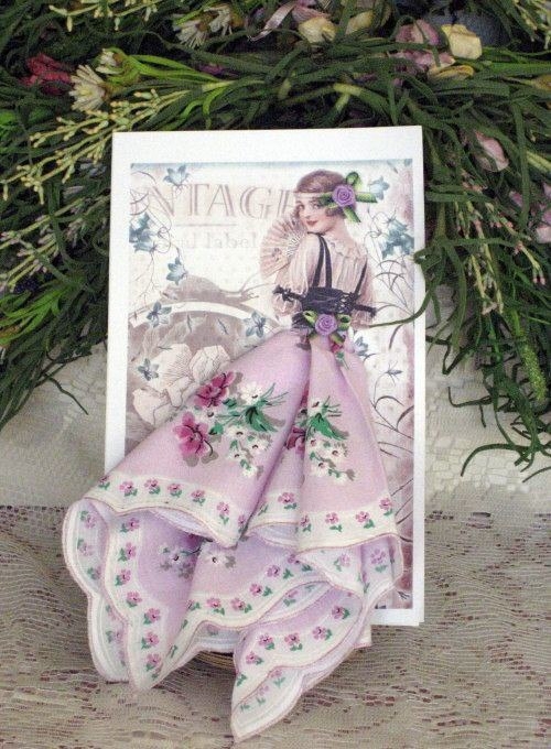 Открыточки с платочками.