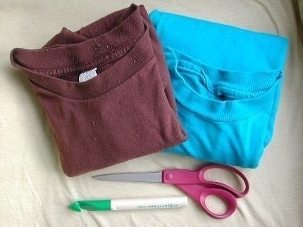 Коврики из старых футболок