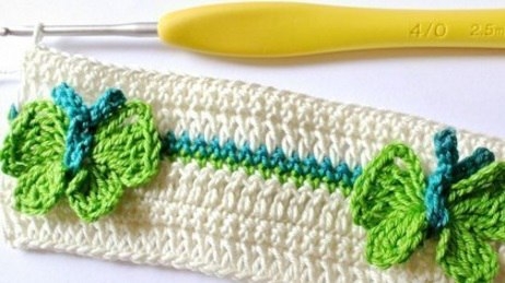 Узор с бабочками Узор с бабочками