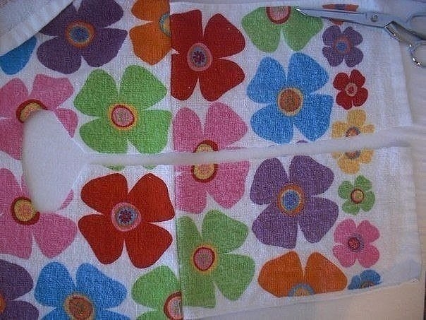 Банный халатик из полотенец для ребенка. Мастер-класс