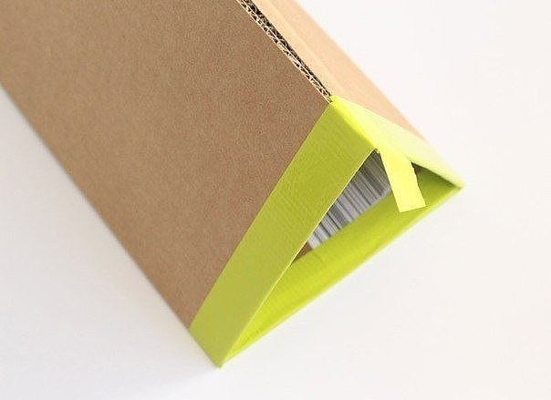 Подставка для обуви из обычного картона