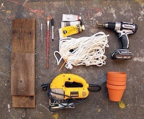 Подвеска для цветов своими руками.